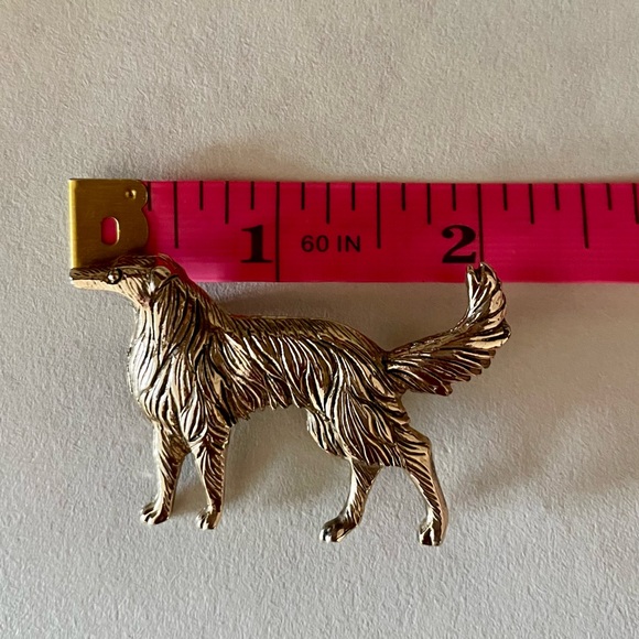 Vintage Gold Tone Borzoi Pin - 1960’s - Picture 5 of 6
